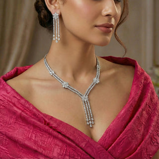 Gleaming Tassel Necklace