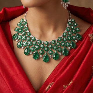 Emerald Garden Majesty Necklace Set