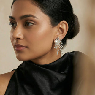 Pearl Sunburst in Silver