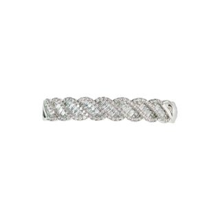 Silver Vine Diamond Bracelet