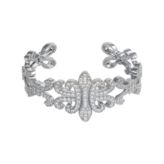 Silver Fleur de Vine Bracelet