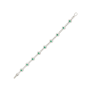 Emerald Fleur Empress Bracelet