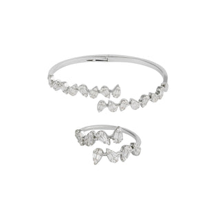 Pear Drop Trail Bracelet & Ring Set
