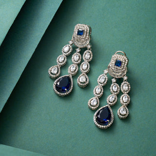 Aura Sapphire Danglers