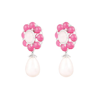 Blush Fiona Pearl Earrings