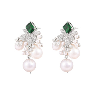 Enchanted Pearl Blossom Earrings