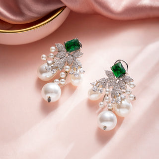 Enchanted Pearl Blossom Earrings