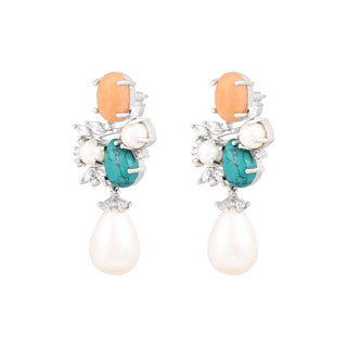 Golden Hour Pearl Earrings