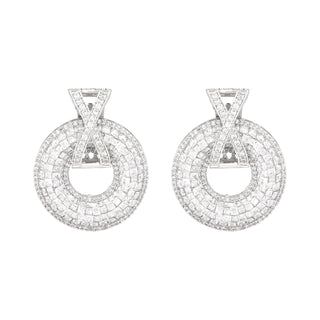 Mosaic Halo Detachable Earrings