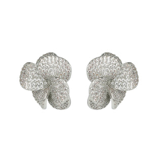 Silver Blossom Studs
