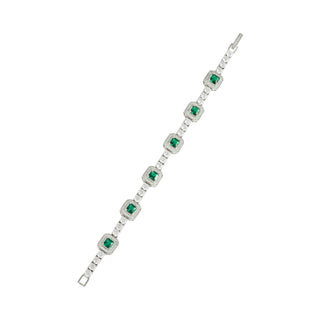 Linear Emerald Luxe Bracelet