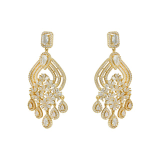 Petal Chandeliers in Gold