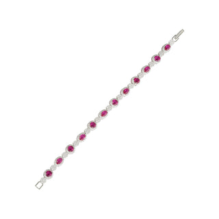 Serene Ruby Tenis Bracelet