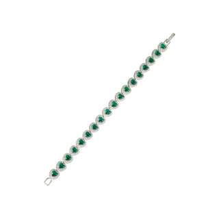 Emerald Love Tennis Bracelet