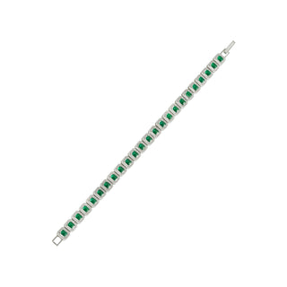 Emerald Sequence Tennis Bracelet