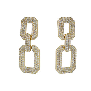 Golden Link Radiance Earrings