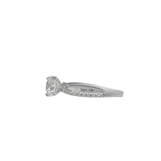 Twist Solitaire Ring