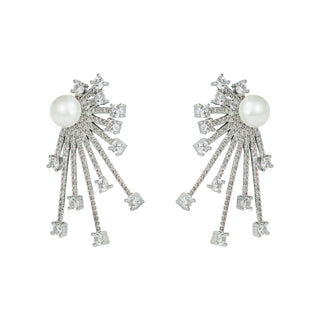 Pearl Sunburst in Silver