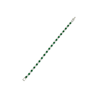 Emerald Line Tennis Bracelet