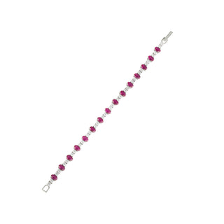 Radiant Rose Tennis Bracelet