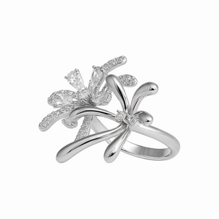 Dancing Bloom Duo Ring