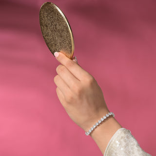 Heartline Tennis Bracelet