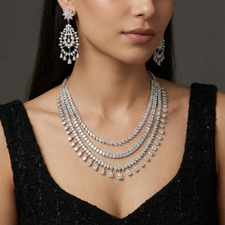 Heirloom Teardrop Rhapsody Necklace Set