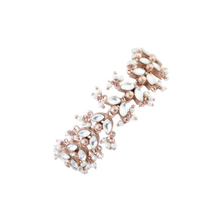 Leaves In A Row Rose Gold Bracelet