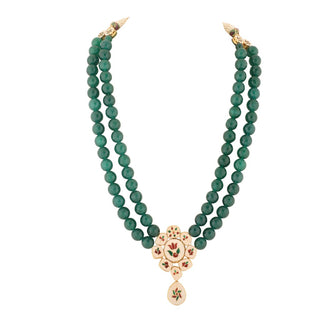 Nyra Emerald Kundan Set