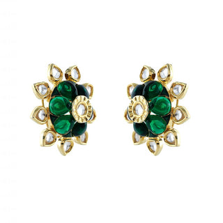 Emerald Core Studs