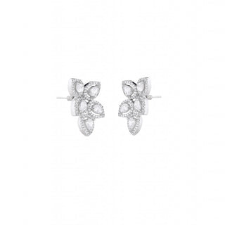 Pear Studs Silver