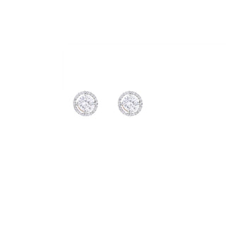 Round Solitaire Studs Gold
